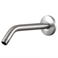 thumbnail image 1 of Brazo de repuesto para cabezal de ducha en ángulo de 6 pulgadas de níquel cepillado para montaje en pared para cabezal de ducha fijo y cabezal de ducha de mano, 1 of 5