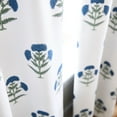 thumbnail image 6 of Martha Stewart Ayana Blackout 37"W x 84"L Indoor Curtain Panel, Set of 2, Blue, Recycled Polyester, Cotton, Adult, 6 of 6