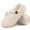 Off-white, variant on RockDove Women's Teddy Fleece Closed Back Indoor Slipper