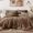 Brown, variant on Amberspace Cationic Dyeing 7-piece Bed in a Bag Comforter Set with Sheets,Olive Green,Queen