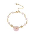 thumbnail image 2 of Elegante Rosa Perlas Pulsera Joyería Decoración Delicada Para Diferentes Edades Yuyangstore  Pulsera con cuentas, 2 of 8