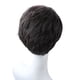 thumbnail image 3 of Pelucas con flequillo para mujer, pelucas onduladas sueltas, pelucas de cosplay, cabello natural corto, peluca atractiva negra oscura mixta, peluca corta para hombre, 3 of 5