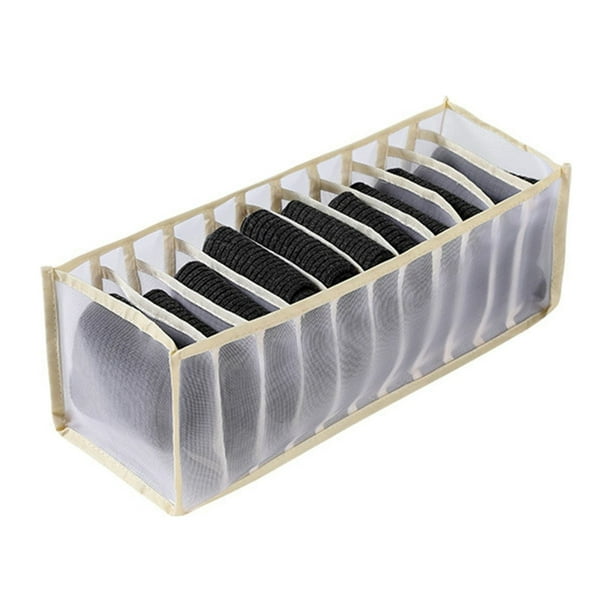 Organizador de Ropa Lavable, con Compartimentos para Ropa Interior y Calcetines.