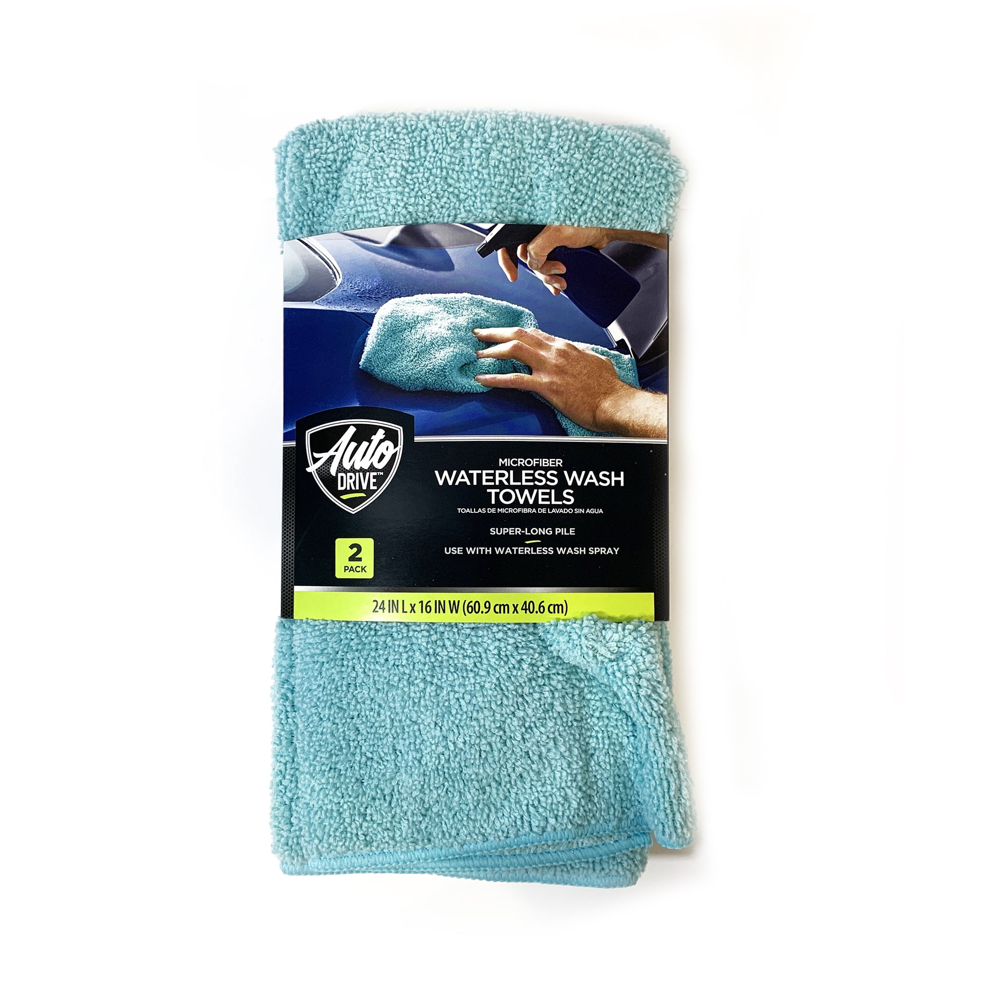 3 PCS Microfiber Towel Ultra Plush 16" x 16" Cleaning Drying Washing Auto Detail 