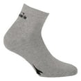 thumbnail image 2 of Diadora Unisex Socks - 3 Pack, Quarter, Logo Multicolor 35-38, 2 of 7