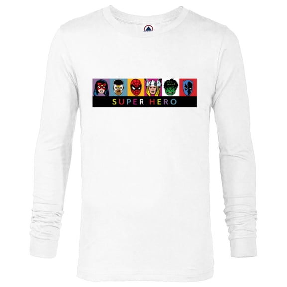 Marvel Spider-Man Spider-Woman Silver Age Heroes Super Hero - Long Sleeve T-Shirt for Men - Customized-White