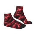 thumbnail image 3 of Bingfone Red Line Design Patterned Men'S Women'S Casual Cotton Socks, 3 of 9