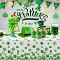 thumbnail image 4 of Nilvkv St. Patrick's Day Tablecloth, Irish Day Table Flag Decorative Tablecloths for Rectangle Tables Flag, Parties & Camping Tablecloth for St. Patrick's Day Party, 108x54in, 4 of 9