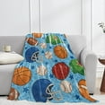 thumbnail image 2 of Beer Flannel Blanket,Vintage Bar Style Throw with Bottle,Mug and Glasses on Tan Background,Lightweight Fleece Blankets for Men,Couch,Cabin,Bed,Camping Retro Decor Gifts,60x50in, 2 of 10