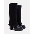 thumbnail image 2 of No Boundaries Women's Sweater Platform Boots, 2 of 6