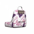 thumbnail image 2 of Floral Reading Pillow, Delicate Illustration of Flowers and Butterflies, Bedrest Cushion with Back Pocket and Washable Cover, 2 Sizes, by Ambesonne, 2 of 3