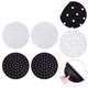 thumbnail image 3 of 6pcs Teflon Air Fryer Mats Reutilizable Lineros de vaporeras para hornear esteras (negro, blanco), 3 of 6