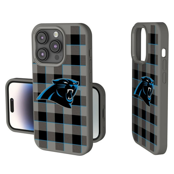 Keyscaper Carolina Panthers Plaid Soft Touch iPhone Case