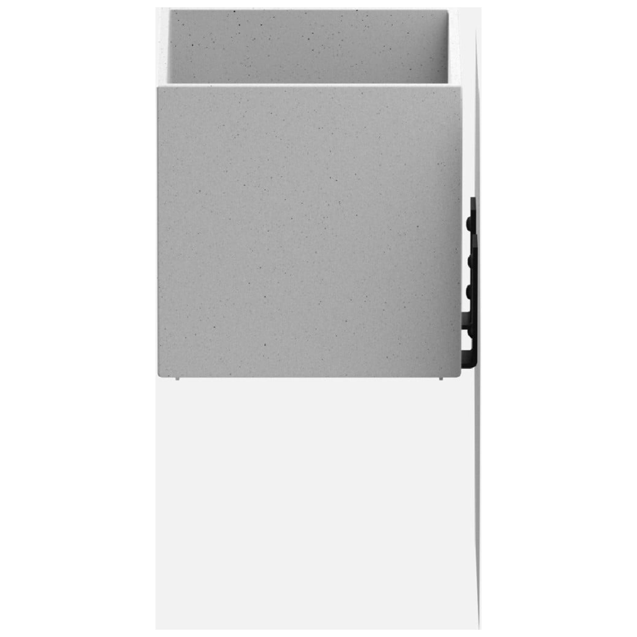 Veadek Geo Series Cube Hanging 5" Planter - 2-Pack White