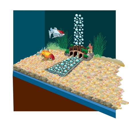 Underwater River - Small - up to 20 gallon tank with air (Best Air Pump For 20 Gallon Aquarium)