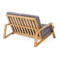 thumbnail image 5 of Backyard Outdoor Collection: Loveseat + Table | Adirondack Style with Contemporary Twist | Durable Acacia and Easy-Clean Covers | Solves Durability and Spill Cleanup, 5 of 7