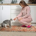 thumbnail image 4 of 2 Piece Bohemian Farmhouse Orange Vintage Rug Kitchen Rug Set, Decor Kitchen Rugs, Absorbent Non-Slip Washable Floor Mats, Home Indoor Runner Rugs 17"x47"+17"x30", 4 of 7