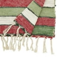 thumbnail image 2 of Saro Lifestyle 2827.RG1672B 16 x 72 in. Wide Striped Table Runner, Red & Green, 2 of 3
