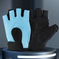 thumbnail image 4 of Guantes de ciclismo para hombres y mujeres, antideslizantes, sin dedos, guantes de ejercicio, guantes de fitness, 4 of 5