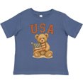 thumbnail image 3 of Inktastic Patriotic USA Teddy Bear with American Flag Boys or Girls Toddler T-Shirt, 3 of 5