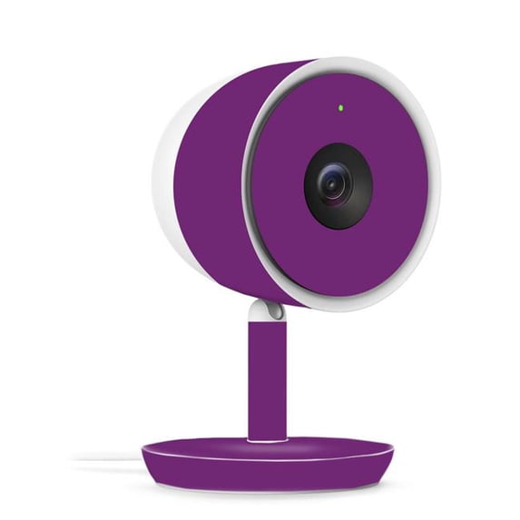 MightySkins NECAIQ-Solid Purple Skin for Nest Cam IQ Indoor Security Camera - Solid Purple