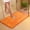 Orange, variant on Orange Fall Plush Chenille Bath Rugs Extra Soft and Absorbent Microfiber Shag Rug, Non-Slip Runner Carpet for Tub Bathroom Shower Mat Orange 16" X 24"