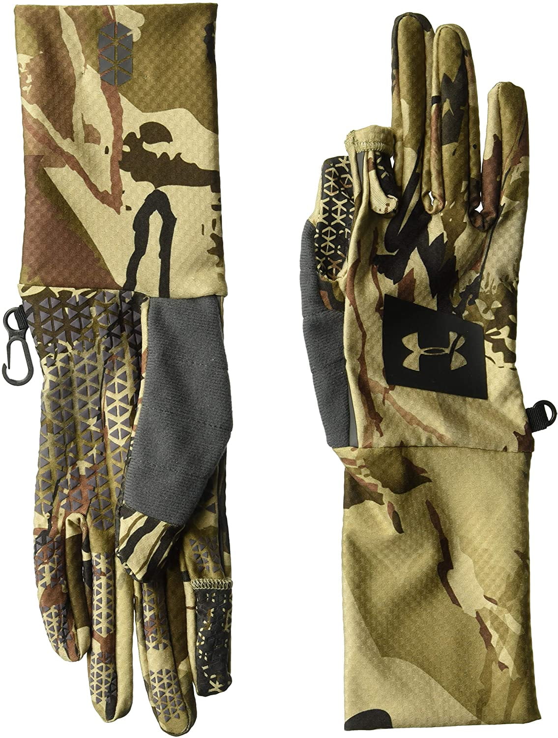 under armour men's hunt liner gloves