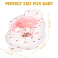 thumbnail image 4 of Asiento inflable para bebés de 3 a 36 meses con bomba, color rosa, 4 of 7