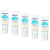 Coppertone Oil Free Face Sunscreen Lotion, 3 Fl. Oz. - Pack of 5