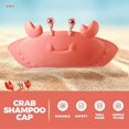 thumbnail image 2 of 2pcs Baby Shower Caps Silicone Hair Washing Hat Adjustable Kids Shampoo Caps, 2 of 3