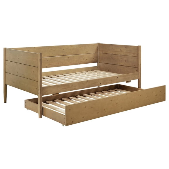 Plethoria Home Stewart Natural Twin Daybed With Trundle