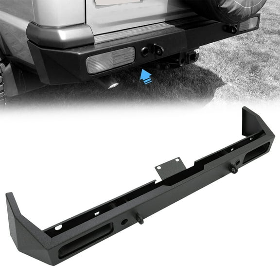 Kojem Rear Bumper Off-road for 1999-2004 Land Rover Discovery 2 Heavy Duty
