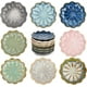 thumbnail image 1 of Juego de 8 cuencos para mojar, platos de cerámica para salsa de soja, tazas para salsa de 3 oz, cuencos pequeños redondos de crisantemo para mojar sushi, plato para salsa de soja y tomate, cuencos, 1 of 6
