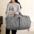thumbnail image 2 of Portátil Plegable Deportiva Gran Capacidad Lona (gris) [Posición Del Compartimento para Zapatos Aleatoriamente Izquierda Y Derecha], 2 of 9