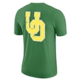 thumbnail image 3 of Men's Nike Green Oregon Ducks Distressed Print Cotton Vault T-Shirt, 3 of 3