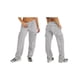 thumbnail image 3 of Pantalones Cargo de Mujer, de Felpa, de Talle Alto, Holgados, Estilo Deportivo, para Mujer, Pantalones Casuales con 8 Bolsillos. Gris XL, 3 of 9