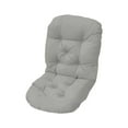 thumbnail image 2 of SunniMix High Back Chair Cushion Chair Mat Replacement Recliner Cushion with Backrest Light Gray, 2 of 8