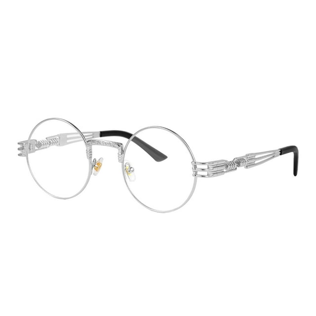Retro Round Glasses Unisex Round Hippie Style Glasses Extra Mile Ski Goggles Goggles for Painting Night Riding Glasses compatible with Motorcycles Kids Racing Goggles Goggles Glasses Scientific
