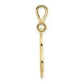 thumbnail image 2 of Diamond2Deal 14K Pendentif Initial Lettre Filigrane Script Or Jaune pour Femmes, 2 of 6