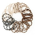 thumbnail image 7 of Holzlrgus Braided Hair Ties Ponytail Holders 30Pcs Elastic Hair Bands for Women's Hair Stretchy Pony Tails Hair Ties No Damage Thick Hair Ties Bulk Grab and Go Hair Ties Hair Accessories for Women, 7 of 7