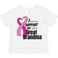 thumbnail image 3 of Inktastic Breast Cancer Awareness I Support My Great Grandma Boys or Girls Toddler T-Shirt, 3 of 5