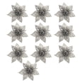 thumbnail image 2 of Chic Flower Decor 10Pcs Lifelike Artificial Flower Pendants For Party Decoration Elegant Design With Silver Color, 2 of 5