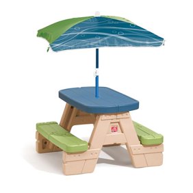 Step2 Play Up Picnic Cottage Featuring Picnic Table And Kitchen