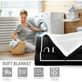 thumbnail image 5 of LHSHID Wedding Gifts for Newlywed Couple Mr and Mrs Honeymoon Throw Blanket Anniversary Romantic Gifts for Women Men Couples Gifts for Her Him Girlfriend Boyfriend Blankets for Couch Bedches 30x40in, 5 of 5