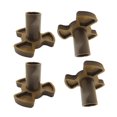 thumbnail image 1 of DOMELAY - 4 acopladores para plato giratorio de microondas (eje de bandeja para eje giratorio, 15 x 17 x 10 mm, 5 mm), 1 of 8