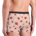 thumbnail image 4 of Kdxio Men's Boxer Briefs with Strawberries Print - Comfortable and Breathable Underwear for Everyday Wear, 4 of 7