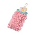 thumbnail image 3 of Hanging Hand Towel, Hanging Kitchen Towels, Fast Drying Absorbent Small Hanging Pink, 3 of 9
