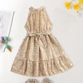 thumbnail image 2 of Tween Girls Dresses Size 3 Years-4 Years Floral Dresses Summer Outfits Casual Halter Sleeveless Cute Short Sun Dresses Play Dress, 2 of 9