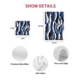 thumbnail image 7 of Blue Black Stripes Kitchen Dish Towels for Drying Dishes Set of 2, Modern Abstract Ombre Grey White Lines Waffle Weave Microfiber Hand Tea Bathroom Towels Quick Dry & Absorbent Towel 12x12, 7 of 7