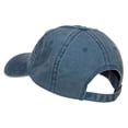 thumbnail image 3 of Mini Question Mark Embroidered Washed Cap - Navy OSFM, 3 of 5